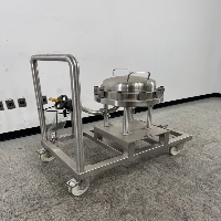 Stainless Steel Multi-Cartridge Filter Housing on Mobile Cart image 0